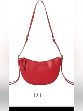 Urban Originals Bright Red Crescent Shoulder Bag